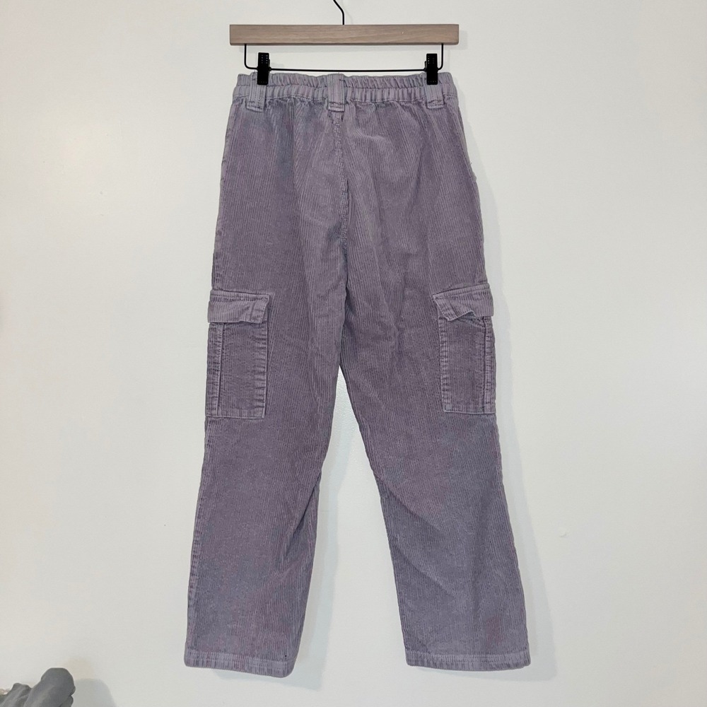 PacSun Purple Corduroy Cargo Pants‎ Elastic Waist Women S - Picture 3 of 10
